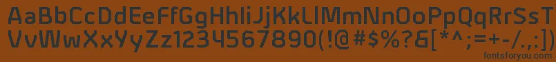 Шрифт AlphiisbRegular – чёрные шрифты на коричневом фоне