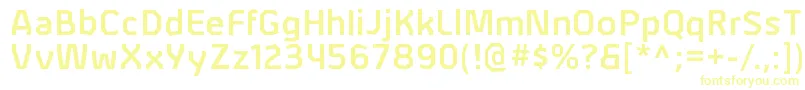 AlphiisbRegular-fontti – keltaiset fontit