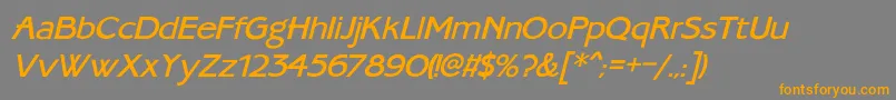 More about AmbassadoretypeItalic Font AmbassadoretypeItalic Font – Orange Fonts on Gray Background
