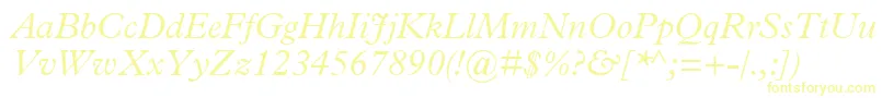 TerminusLightSsiLightItalic Font – Yellow Fonts