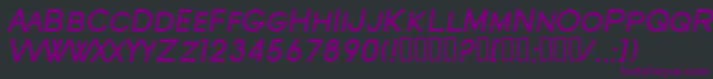 SfOldRepublicScBoldItalic Font – Purple Fonts on Black Background
