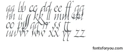 Killigraphy -fontin tarkastelu