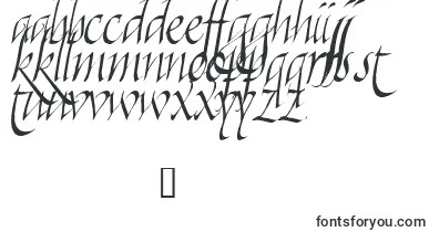  Killigraphy font