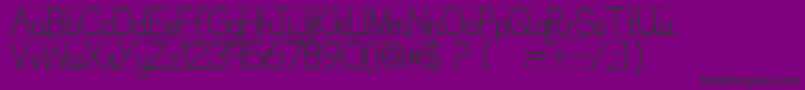 More about PrecursiveLinedFree Font PrecursiveLinedFree Font – Black Fonts on Purple Background