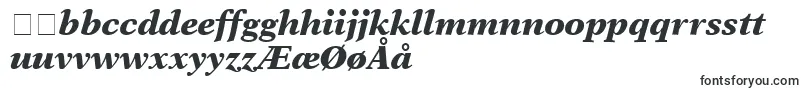 フォントOrchidBlackSsiBlackItalic – デンマークのフォント