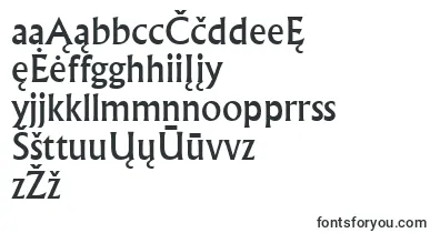 Albr55x font – lithuanian Fonts