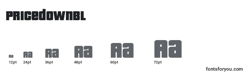 PricedownBl Font Sizes