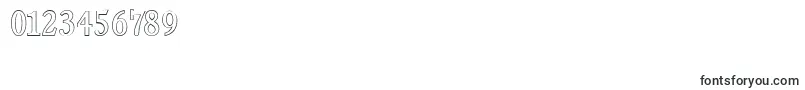 CalgaryoutlineRegular Font – Fonts for Numbers and Digits