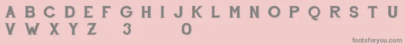 FontscafeHandshoptypographyC30Demo-Schriftart – Graue Schriften auf rosa Hintergrund