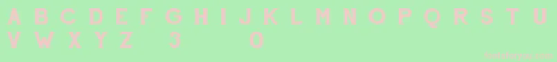 FontscafeHandshoptypographyC30Demo Font – Pink Fonts on Green Background