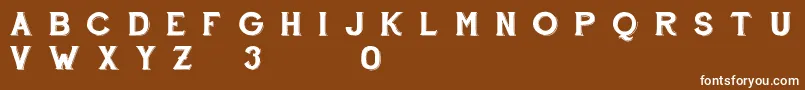 fuente FontscafeHandshoptypographyC30Demo – Fuentes Blancas Sobre Fondo Marrón