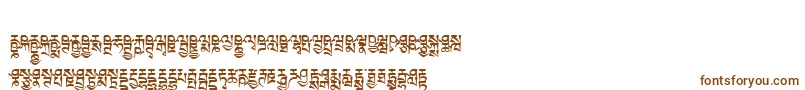 Tibetanmachineweb6 Font – Brown Fonts