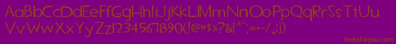 Tf2secondary Font – Brown Fonts on Purple Background