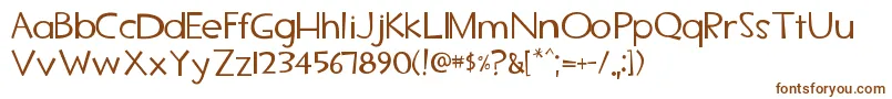 Tf2secondary Font – Brown Fonts on White Background