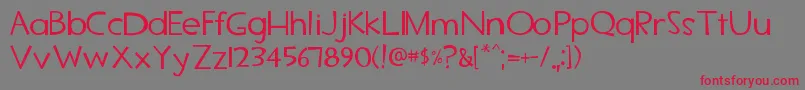 Tf2secondary Font – Red Fonts on Gray Background
