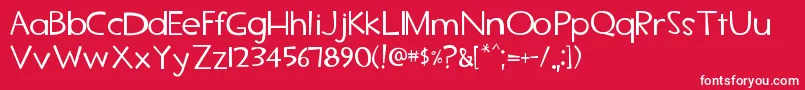 Tf2secondary Font – White Fonts on Red Background