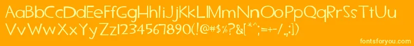 Tf2secondary Font – Yellow Fonts on Orange Background