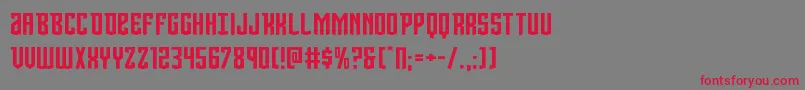 Viceroyexpand Font – Red Fonts on Gray Background