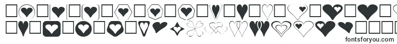 Czcionka HeartsFor3DFx – czcionki dla Adobe Photoshop