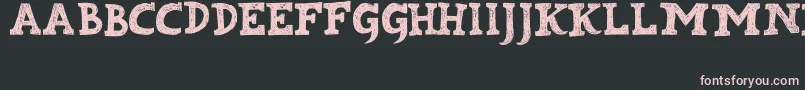 Kabupaten Font – Pink Fonts on Black Background
