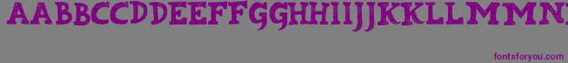 Kabupaten Font – Purple Fonts on Gray Background