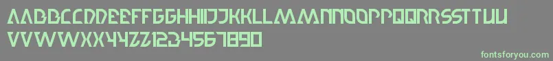 StepForward Font – Green Fonts on Gray Background