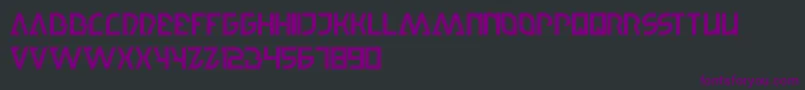 StepForward Font – Purple Fonts on Black Background