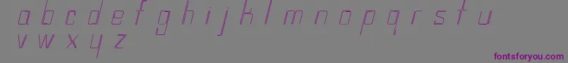Wireplay Font – Purple Fonts on Gray Background