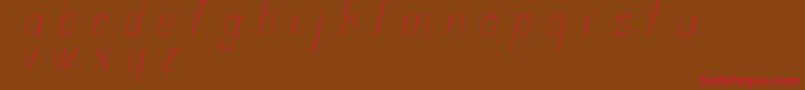 Wireplay Font – Red Fonts on Brown Background
