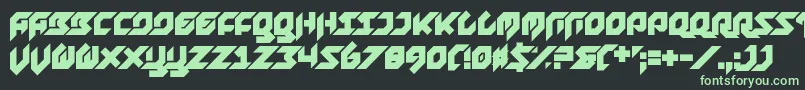 More about Foreplayer Font Foreplayer Font – Green Fonts on Black Background