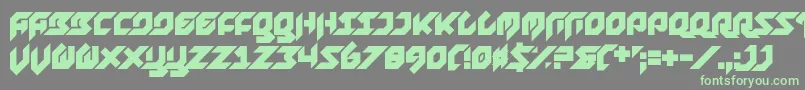 More about Foreplayer Font Foreplayer Font – Green Fonts on Gray Background