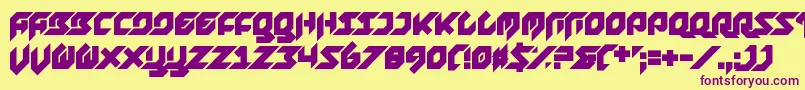 Lisätietoja Foreplayer-fontista Foreplayer-fontti – violetit fontit keltaisella taustalla