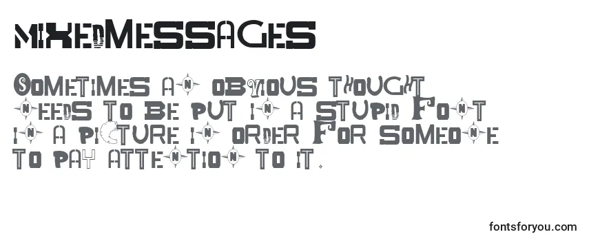 Review of the Mixedmessages Font