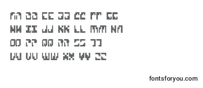 Überblick über die Schriftart Xenov2c