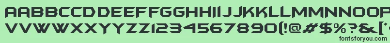 Шрифт Batmfa – чёрные шрифты на зелёном фоне