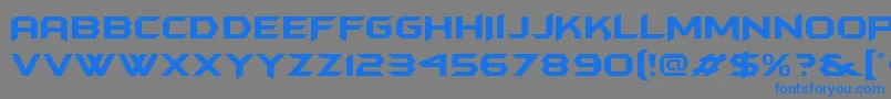 Batmfa Font – Blue Fonts on Gray Background