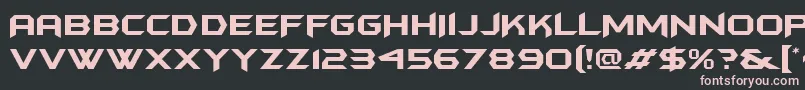 Batmfa Font – Pink Fonts on Black Background