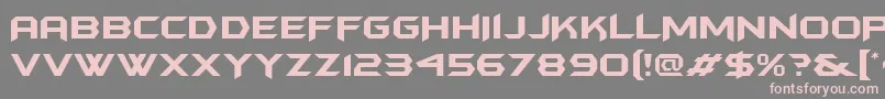 Batmfa Font – Pink Fonts on Gray Background