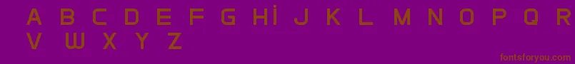 CerenaVersionFree Font – Brown Fonts on Purple Background