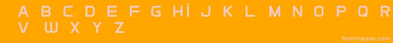 CerenaVersionFree Font – Pink Fonts on Orange Background