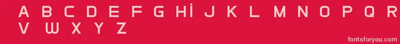 CerenaVersionFree Font – Pink Fonts on Red Background