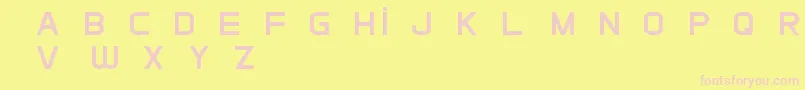 CerenaVersionFree Font – Pink Fonts on Yellow Background