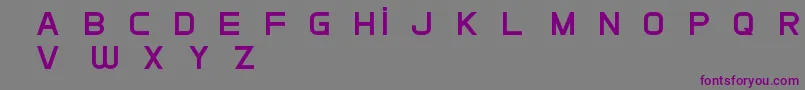 Шрифт CerenaVersionFree – фиолетовые шрифты на сером фоне
