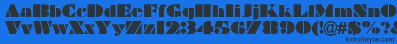 More about Braggadocio Font Braggadocio Font – Black Fonts on Blue Background