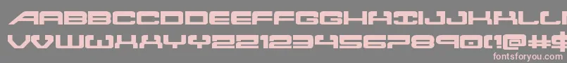 Atlantiaexpand2 Font – Pink Fonts on Gray Background