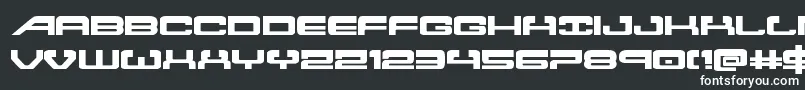 Atlantiaexpand2 Font – White Fonts on Black Background