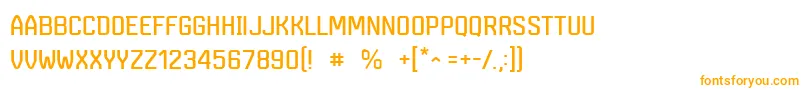 MarsmonsterdemoRegular Font – Orange Fonts on White Background