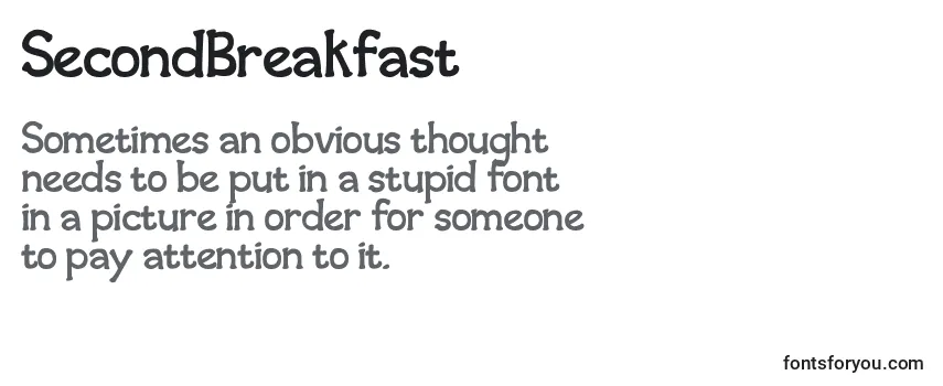 Review of the SecondBreakfast Font