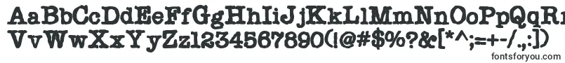 Chonker-fontti – kirjoituskonemaiset fontit