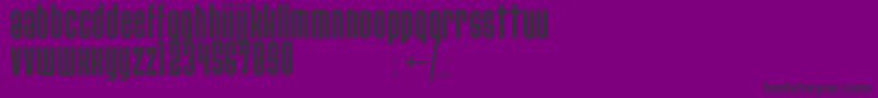 PaulistanaipeRegular Font – Black Fonts on Purple Background